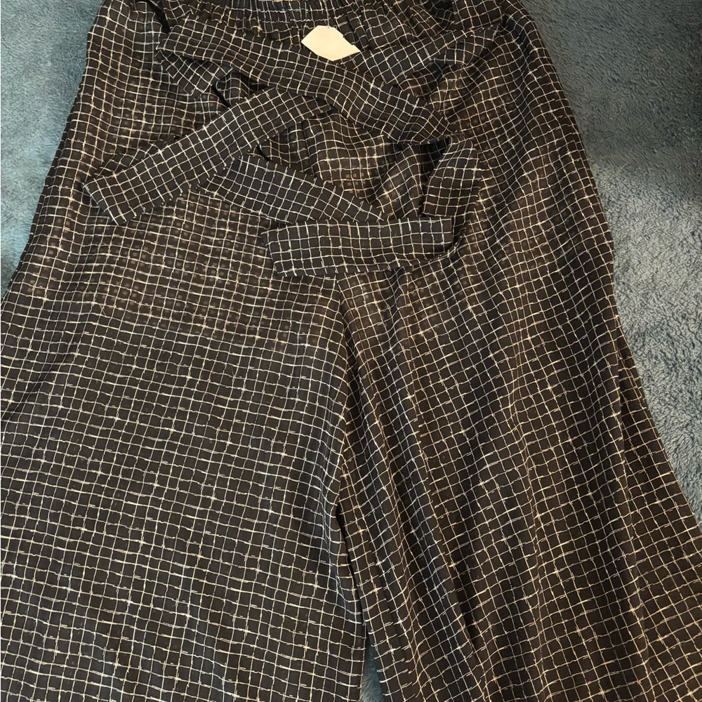 Flowy Tie Waist Women's Pants